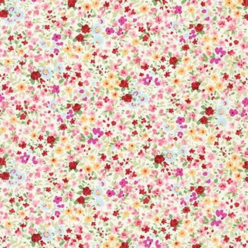 Small floral pattern on a white background