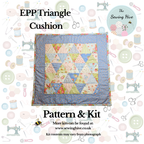 EPP Triangle Cushion Pattern & Kit in Makower Sweet Things