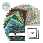 Prehistoric 10" squares bundle