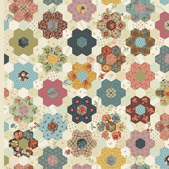 Farmers Daughter Sarah's Garden Fabric by Laundry Basket Quilts for Andover Fabrics