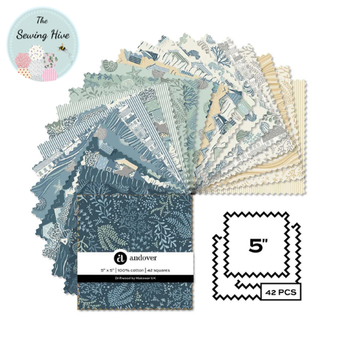 Driftwood by Makower, Charm Pack