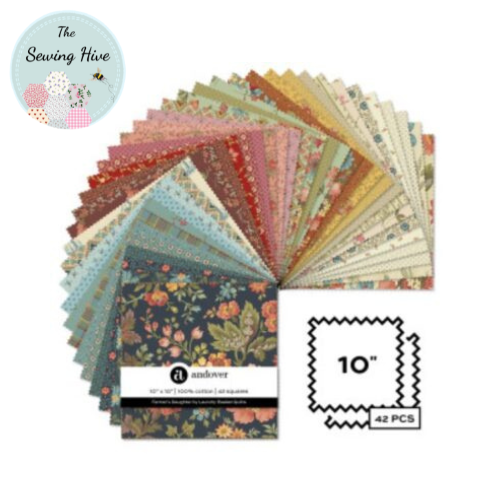 Farmers Daughter 10" squares by Edyta Sitar, Laundry Basket Quilts