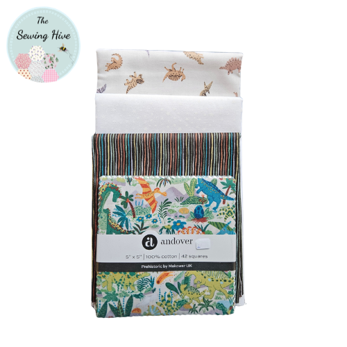 Disappearing 9 Patch Quilt Kit, Prehistoric by Makower