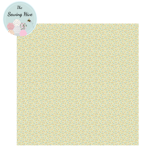 Sweet Things Yellow/blue floral fabric